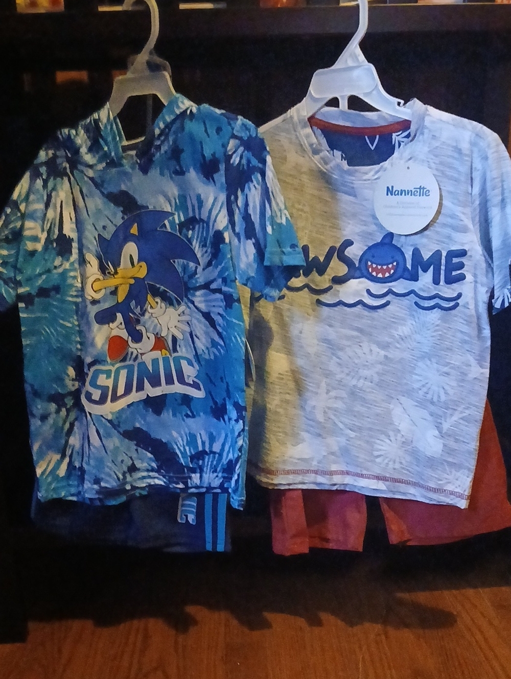 Nannette Blue Tie-Dye & Sonic Boys Summer Sets